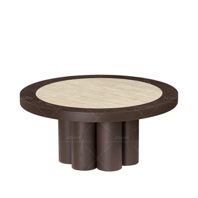 Eingebetteter Couchtisch aus MDF-Keramik